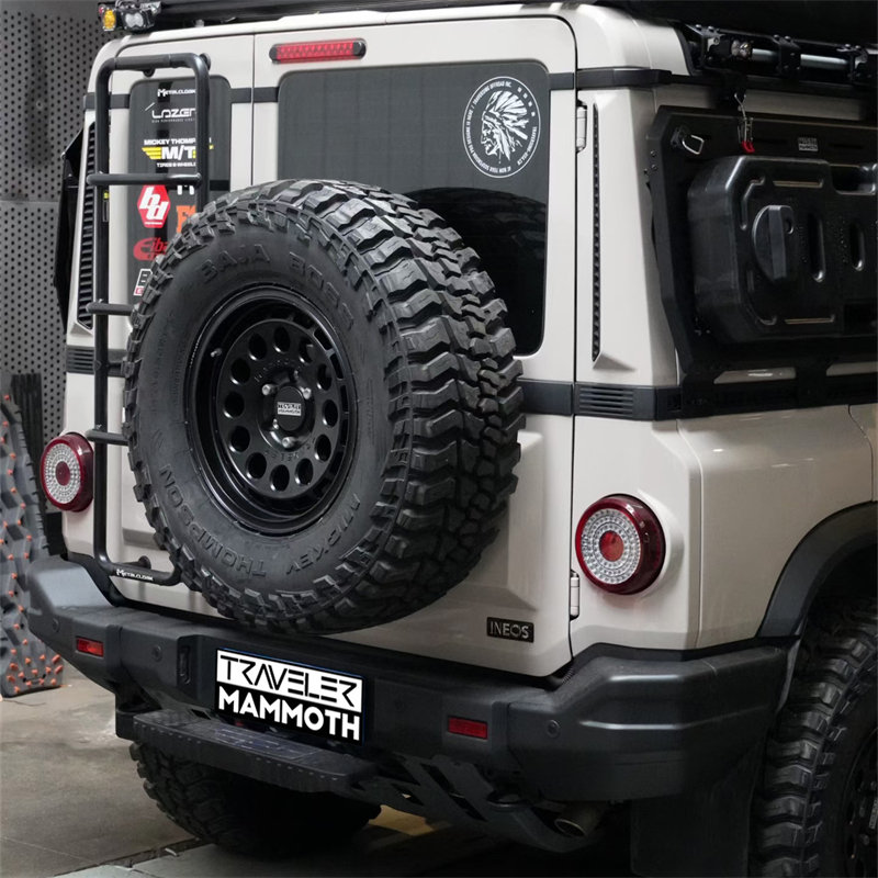 Forged Offset Spare Tire Carrier